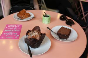 Cakes 💜 at Nibble Cafe in Manchester