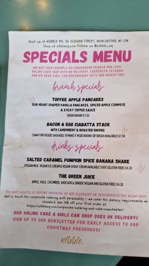  at Nibble Cafe in Manchester