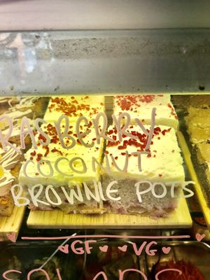 Coconut cake  at Nibble Cafe in Manchester