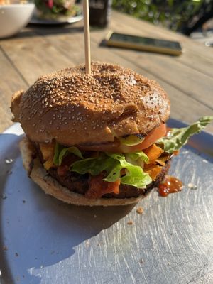 Chili-Bean-Burger   at Lia's Kitchen in Berlin