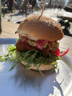 Chicken-Guacamole-Burger  at Lia's Kitchen in Berlin