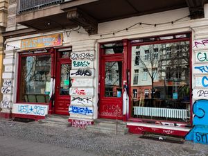 Outside of Lia's Kitchen at Lia's Kitchen in Berlin