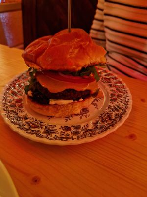 Quinoa-lentil with peanut sauce at Lia's Kitchen in Berlin