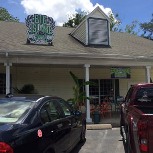 outside at Big Island Bowls in Gainesville