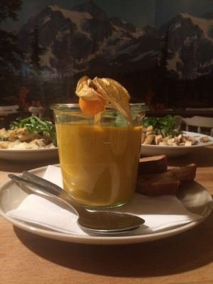 Pumpkin Soup at Yodel in Berlin