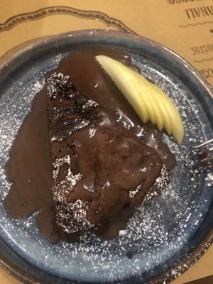 Cake with dark chocolate and coffee - vegan at La Mi Mama in Rimini
