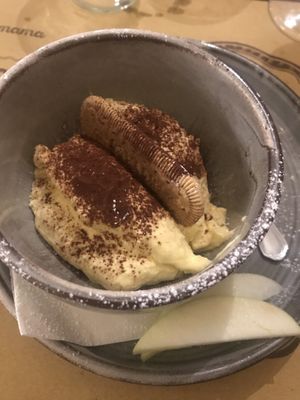 Mascarpone crème - vegetarian at La Mi Mama in Rimini