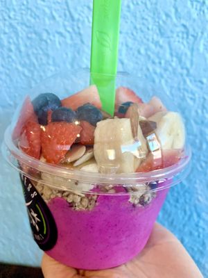 Pro Dragon Bowl  at Acai Express in Cocoa Beach