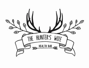 Logo  at The Hunter's Wife Health Bar in Wenatchee