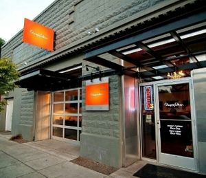 Store front at Slappy Cakes in Portland