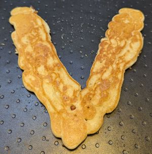 vegan pancake at Slappy Cakes in Portland