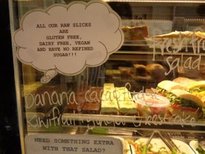 Town Mouse, some vegan desserts of that day at Town Mouse in Pukekohe