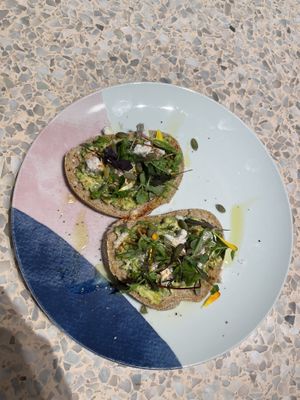 Smashed Avo  at Eat Drink Raw in Karrinyup