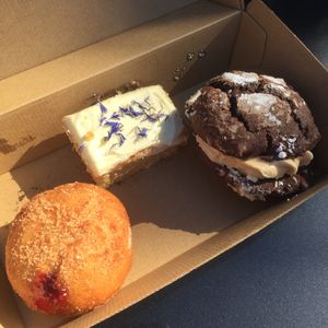 Donut, lemon cake, whoopie pie at Maker in Petersham