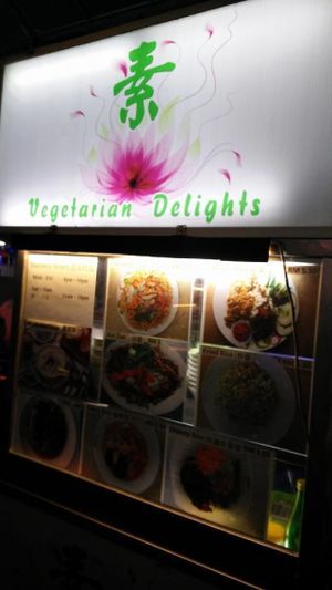 stall at Vegetarian Delights in Penang