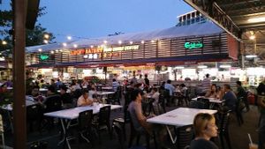 hawker center at Vegetarian Delights in Penang