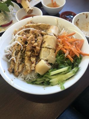 Spring rolls  at Tinh Tam Trai in Vaughan