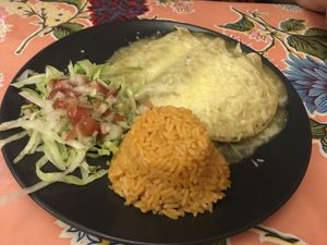 Enchiladas veganas  at Quetzal - Cocina Mexicana in Barcelona
