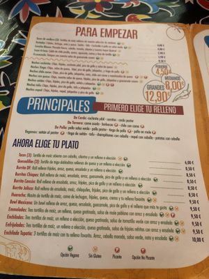 Menú   at Quetzal - Cocina Mexicana in Barcelona