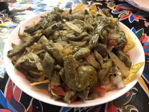 Nachos Nopal  at Quetzal - Cocina Mexicana in Barcelona