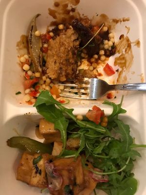 This was part of the seitan steak   at Spirit in Amsterdam