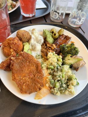 Ribs, potatoes, avocado, arrosticcini, couliflower and much more  at Spirit in Amsterdam