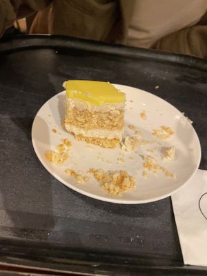 Yuzu cake  at Spirit in Amsterdam