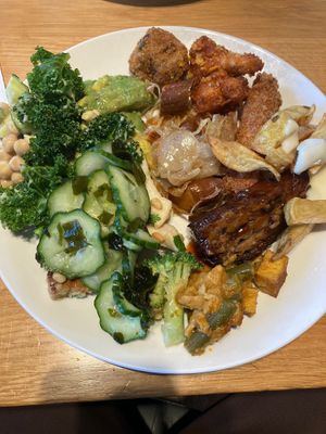 buffet variety  at Spirit in Amsterdam