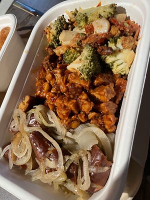 Vegan mix to go  at Spirit in Amsterdam