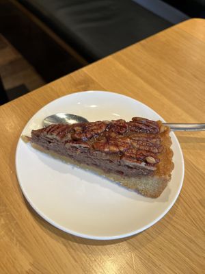Delicious vegan pecan pie   at Spirit in Amsterdam