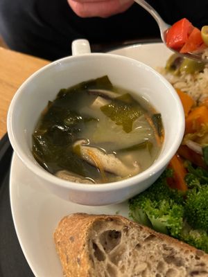 Miso soup   at Spirit in Amsterdam