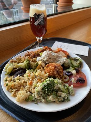 Many tasty things, with beer  at Spirit in Amsterdam