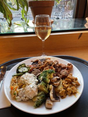 Many tasty things, with wine  at Spirit in Amsterdam