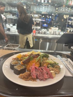 Zelfs de sushi is vegan   at Spirit in Amsterdam