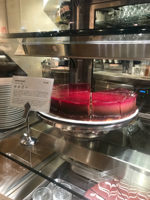 Vegan Cherry Cake - Must Try! at Spirit in Amsterdam