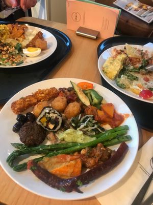 Love the variety of food I can choose from here❤️ at Spirit in Amsterdam