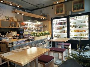 inside at Vegelabb in Warsaw