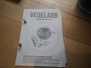 menu at Vegelabb in Warsaw