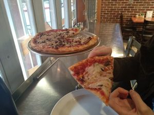 Vegan Margherita at Razzi's Pizzeria - Howell St in Seattle