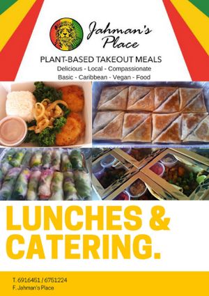 Jahman's Place flyer at Jahman's Place in Willemstad