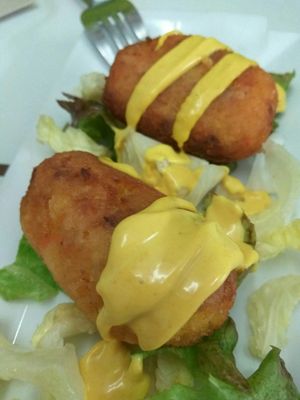 Croquetas at BioXoco in Barcelona