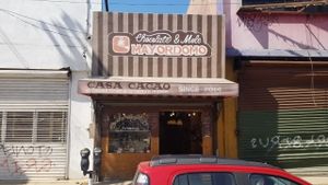 Outside at Casa Cacao in Tijuana