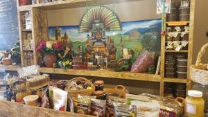Products for sale at Casa Cacao in Tijuana