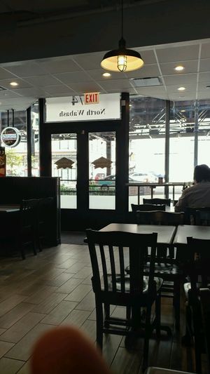 nice view at Capriotti's Sandwich Shop in Chicago