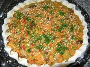 variety of vegan quiches at La Ola Verde in Lanzarote