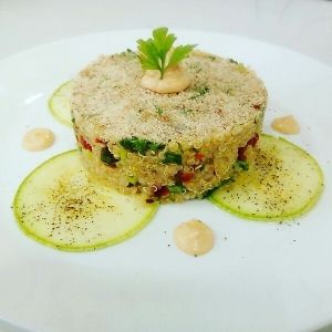 quinoa salad at La Ola Verde in Lanzarote