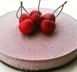 cherry raw cake at La Ola Verde in Lanzarote