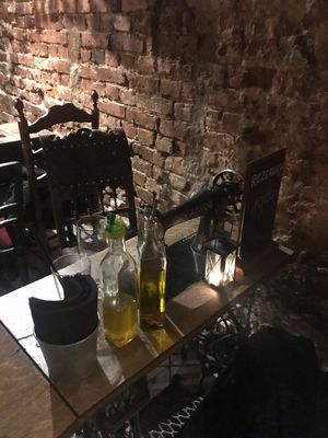 Table setup ...  at Graciarnia in Wroclaw