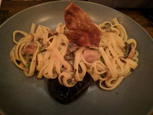my absolute favourite - the mushroom fettuccine  at The Beet in Byron Bay