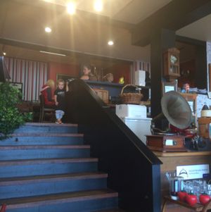 . at Grindz Cafe in Tauranga